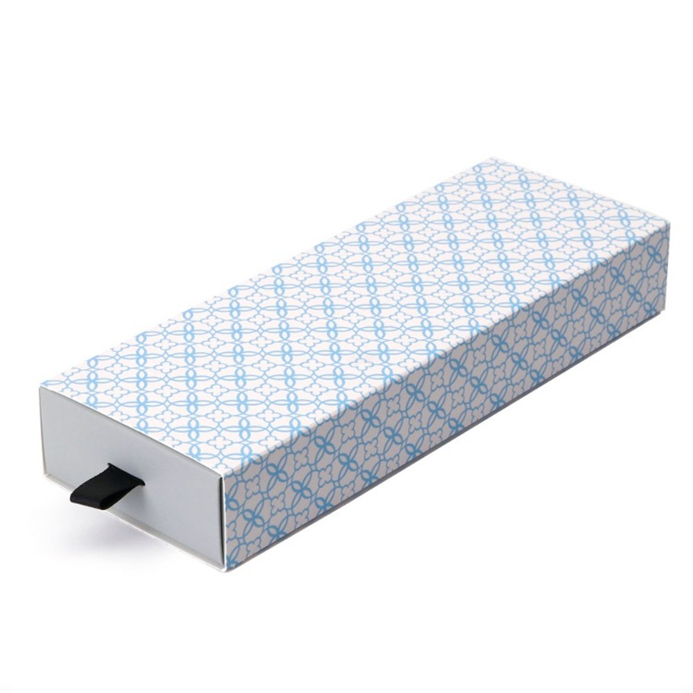 플라워 블루 패턴 3구 상자 (50set)