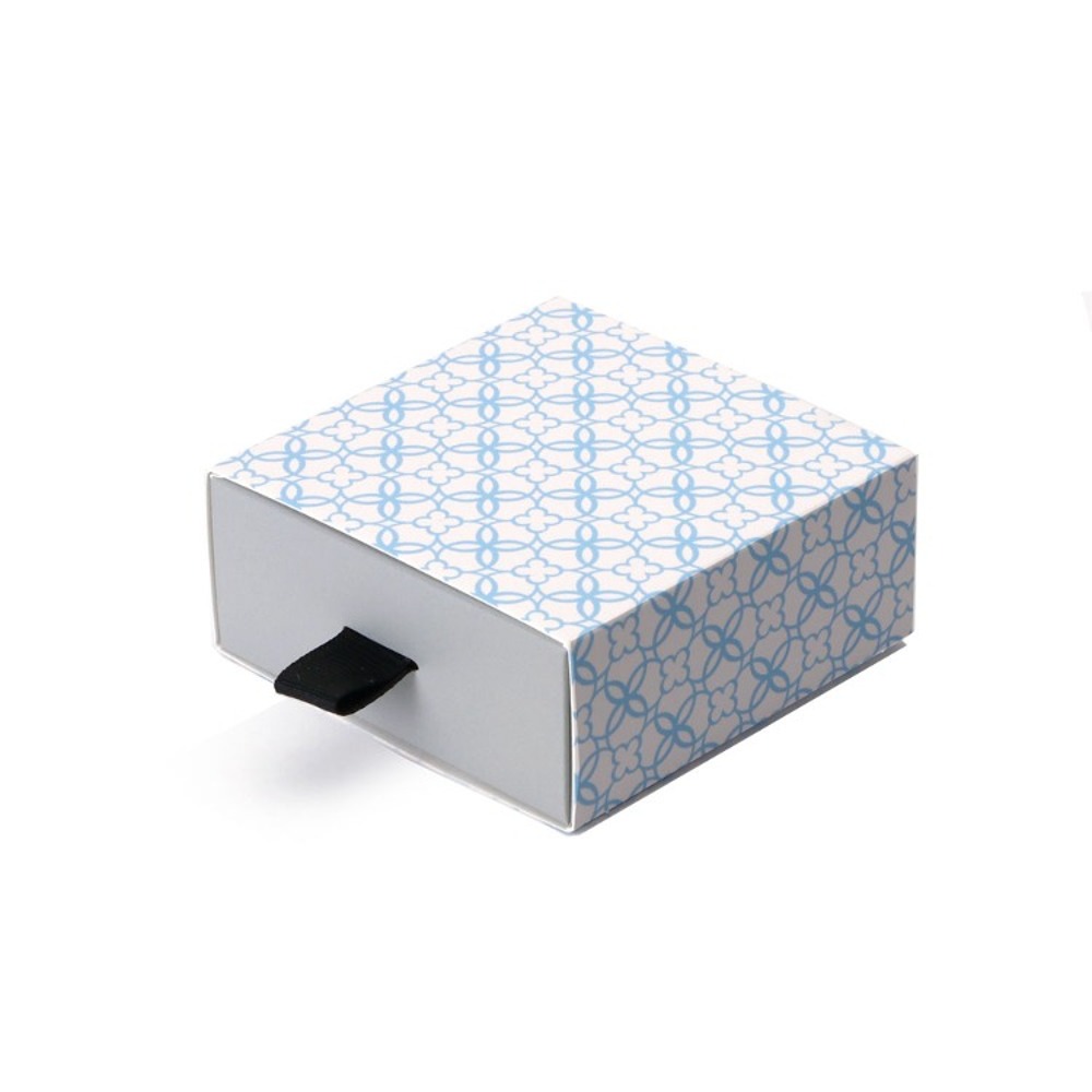 플라워 블루 패턴 1구 상자 (50set)